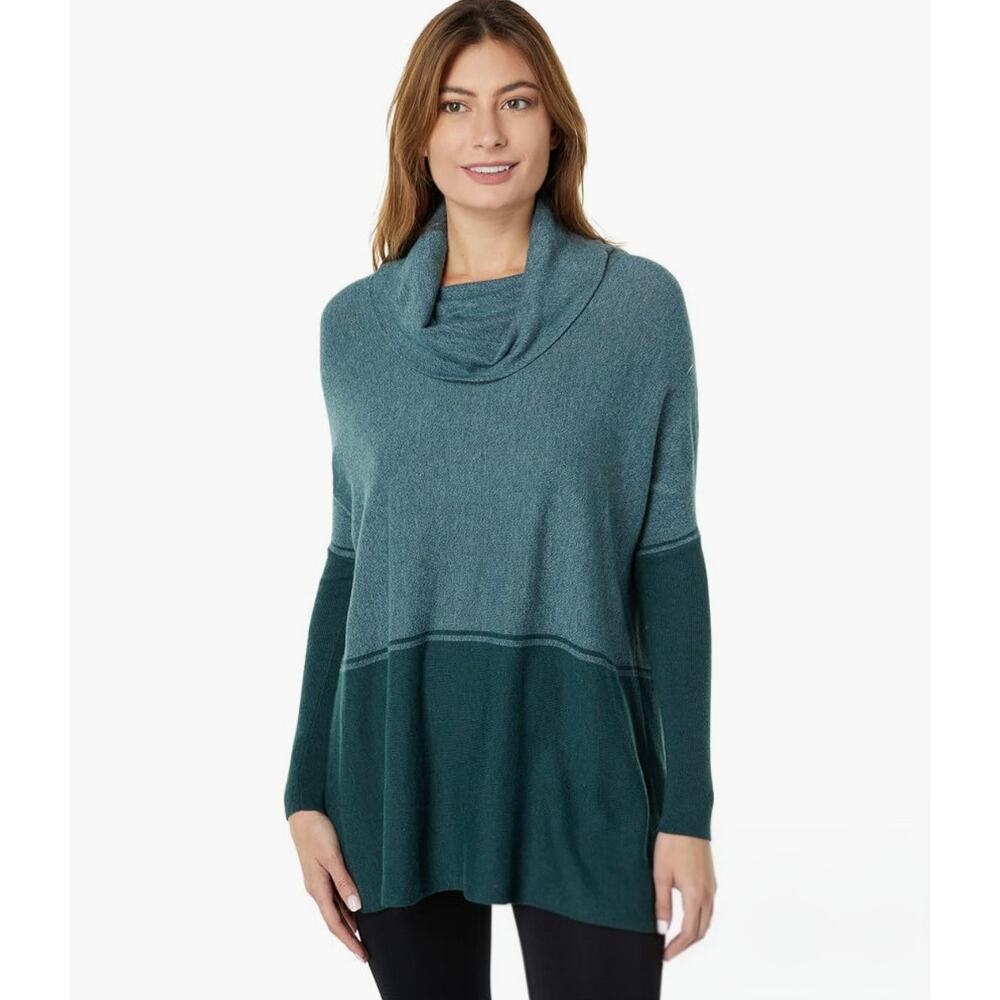 Smartwool Edgewood Poncho Sweater Women's sz XS - Runs large NWT Green